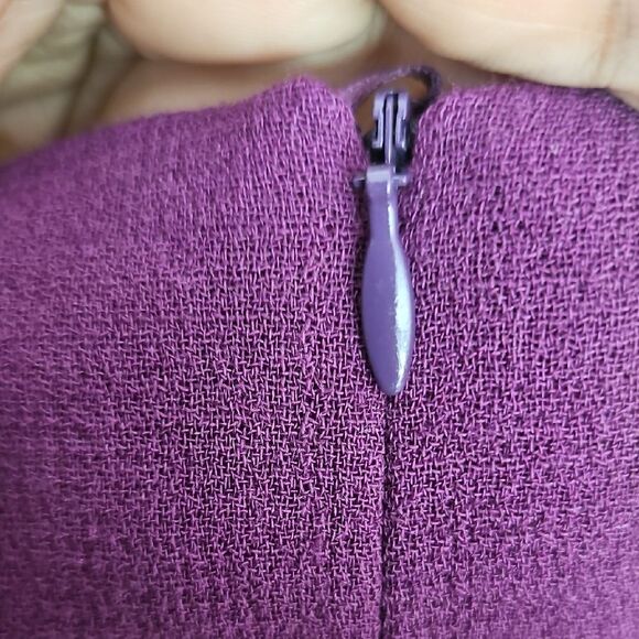 Escada Purple Embellished Pencil Skirt Knee-Length - Picture 4 of 16